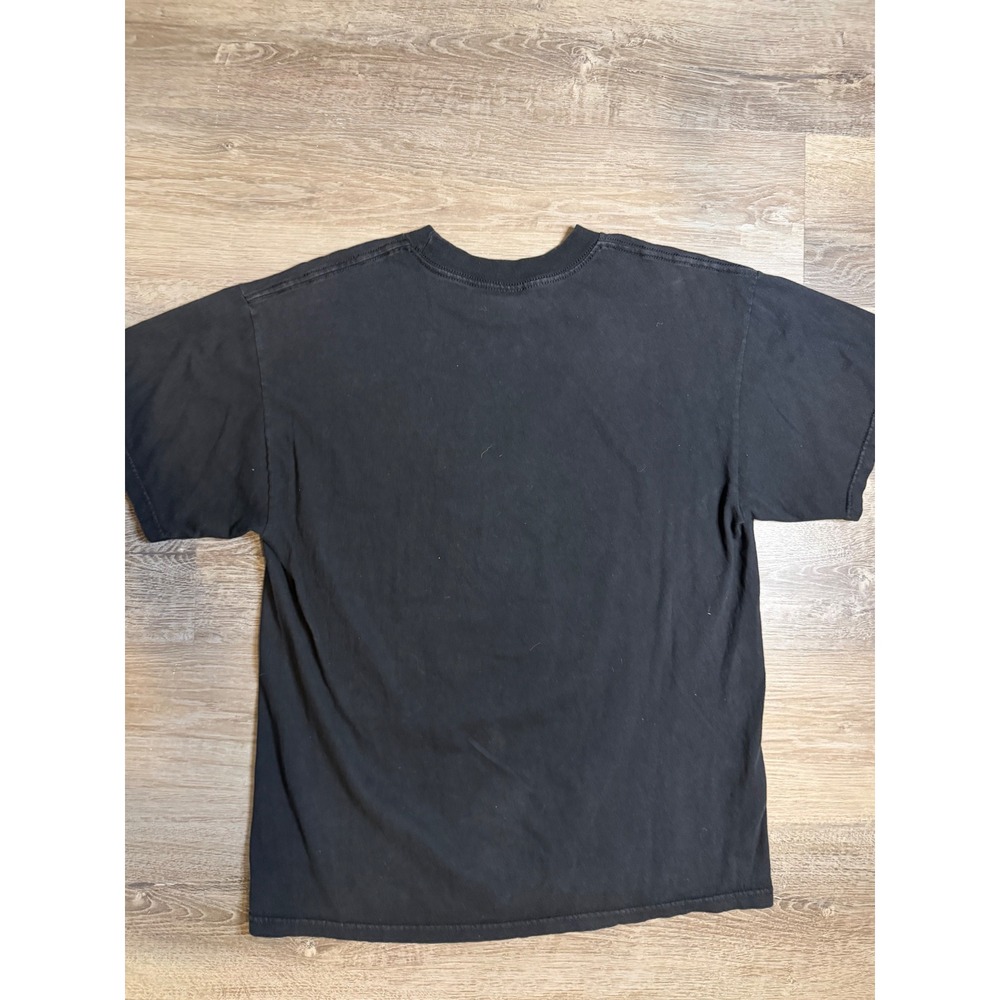 Affliction Style Y2K Skull Wings Grunge Graphic T Shirt Black Size L - Picture 4 of 4